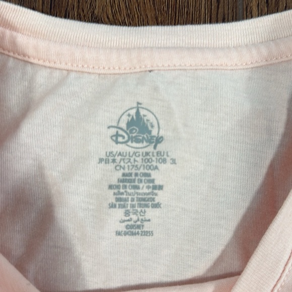 Disney World Best Vacation Ever Tank Top Pink Peach Castle Sleeveless Flowy - Picture 3 of 6